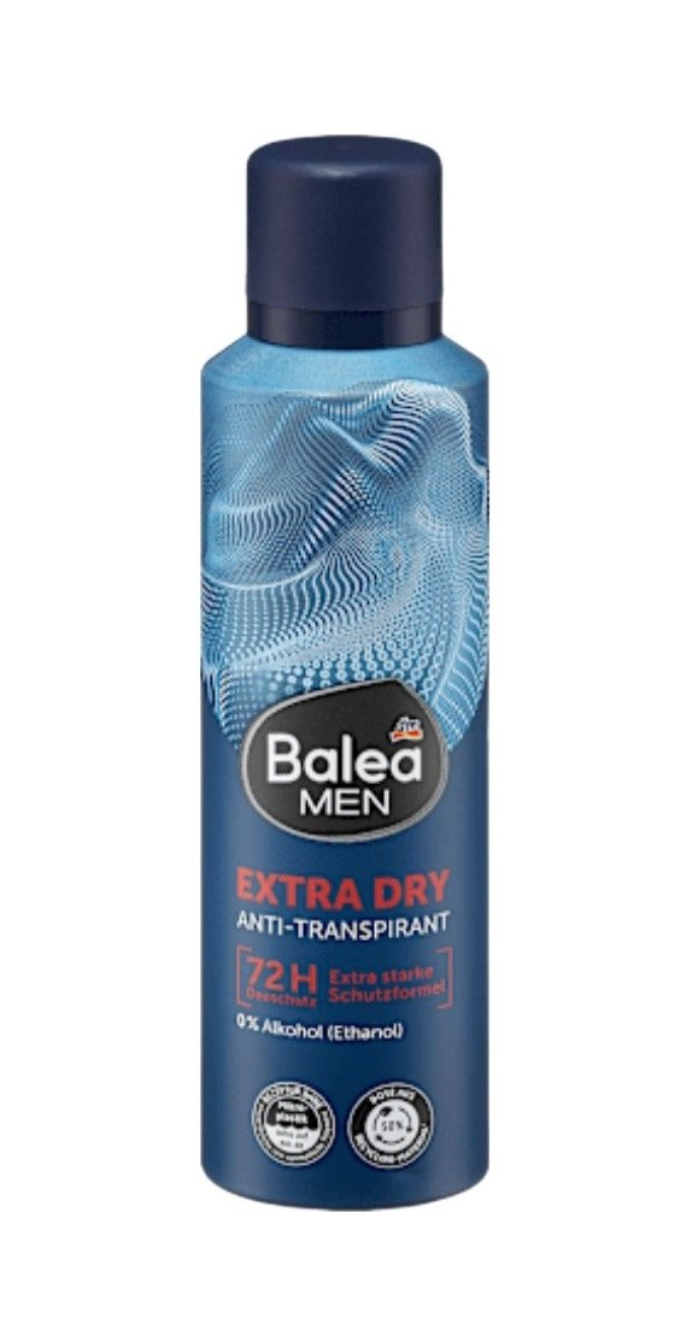 اسپری دئودورانت مردانه باله آ مدل Extra Dry حجم ۲۰۰ میلی‌لیتر